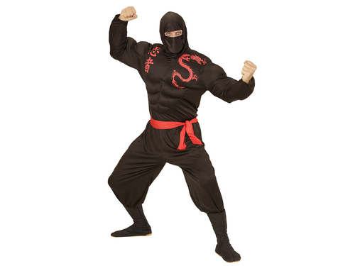 Costum ninja cu mușchi pentru bărbați