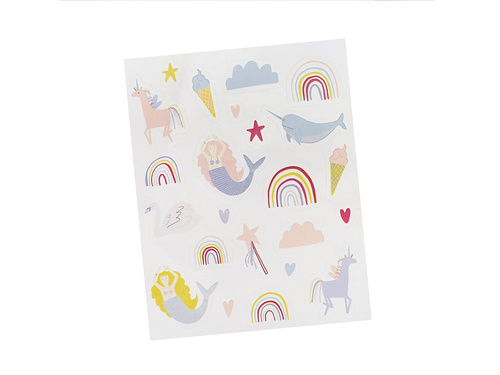 Abțibilduri sirenă - 48 buc. - 2 foi