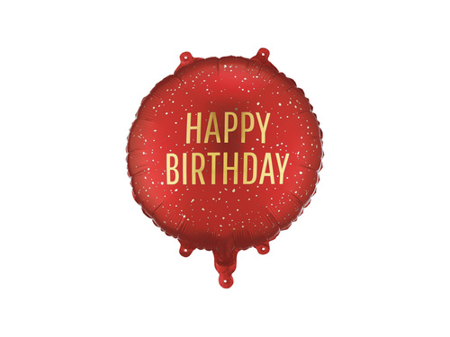 Balon cu folie Happy Birthday - 45 cm - 1 buc.