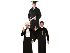 Costum 3in1 Preot, Student, Judecător