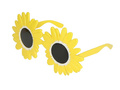 Ochelari Daisy galben - 1 buc.