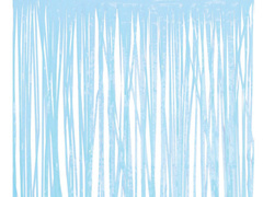 Perdea de ușă albastru deschis - 100 x 200 cm