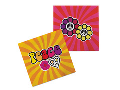 Șervețele de hârtie Hippie - 33 cm - 20 buc.