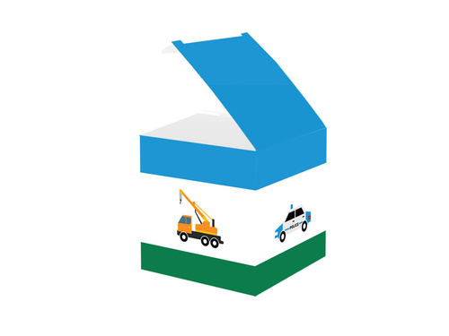 Cutii pentru oaspeți Cars - 6 buc.