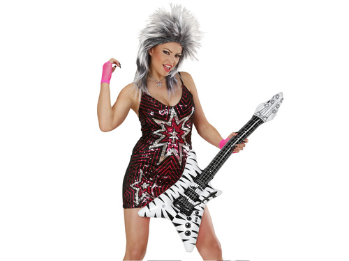 Chitară zebră gonflabilă - 95 cm - 1 buc.