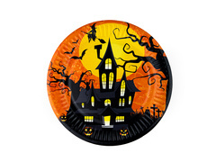 Farfurii Halloween Haunted House - 18 cm - 6 buc.