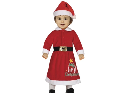 Costum de Mos Craciun pentru fete