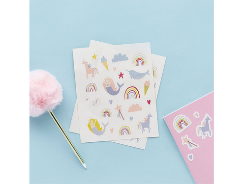 Abțibilduri sirenă - 48 buc. - 2 foi