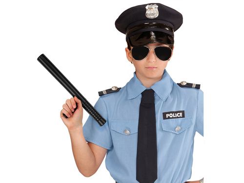 Baston de poliție negru - 29 cm - 1 buc.