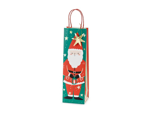 Torebka prezentowa Mikołaj na Boże Narodzenie - 1 szt.