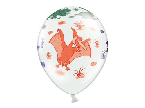 Baloane din latex Dinozauri - 30 cm - 50 buc.