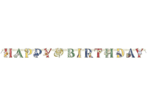 Happy Birthday Harry Potter banner - 182 cm - 1 buc.