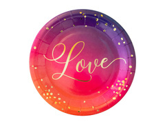 Farfurii Love ombre - 18 cm - 6 buc.