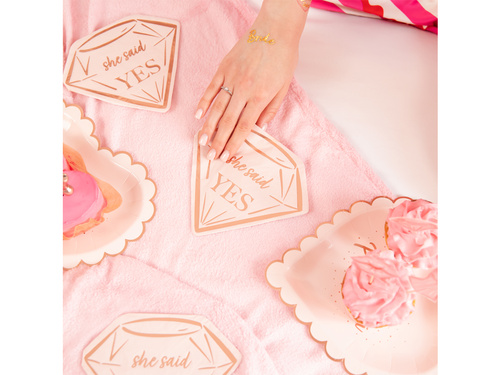 Șervețele cu diamante - Ea a spus DA - 10 buc.