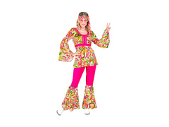 Ținută hippie din anii 1960. - pace & paisley