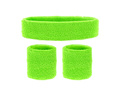 Brățări verzi neon Disco 80s - 3 buc.