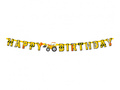 Happy Birthday Banner șantier de construcții - 220 cm - 1 buc.