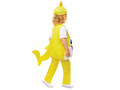 Baby Shark costum galben