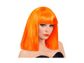 Peruca neon portocalie Showgirl