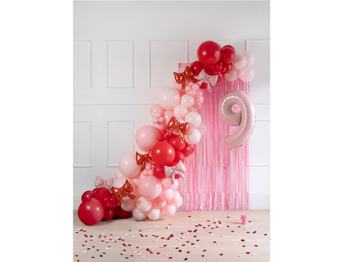 Balon din folie Roz Card - 25.5 x 25 cm - 5 buc.