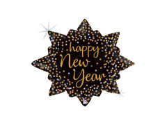 Balon cu folie Happy New Year - 29" - 1 buc.