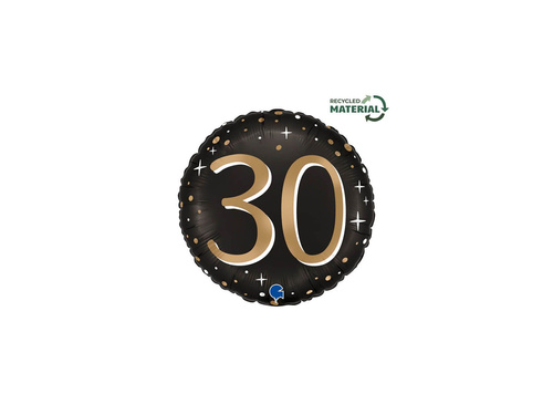 Sparkling 30 - 14" balon rotund din folie - 1 buc.