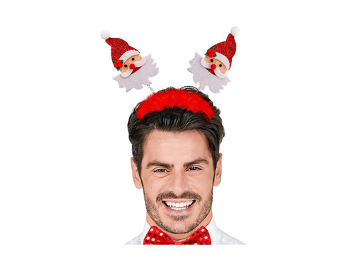 Bentiță Moș Crăciun cu blană