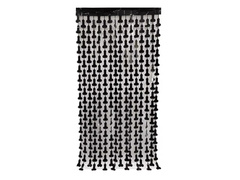 Peniski perdea negru - 100x200 cm - 1 buc.