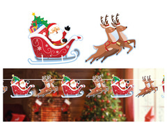 Ghirlanda de Crăciun cu sania lui Moș Crăciun - 300 cm - 1 buc.