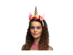 Bentiță unicorn roz