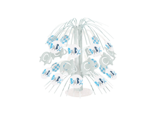 Decorațiune de masă elefant albastru - 30 cm - 1 buc.