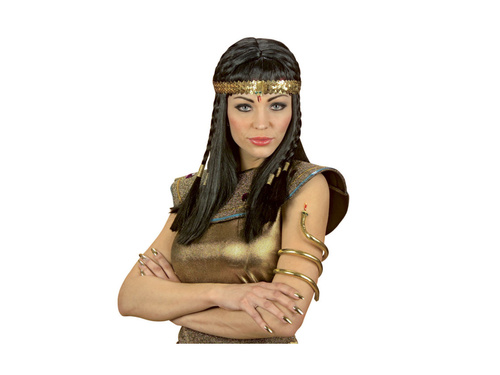 Bandă egipteană flexibilă pentru braț cu șarpe