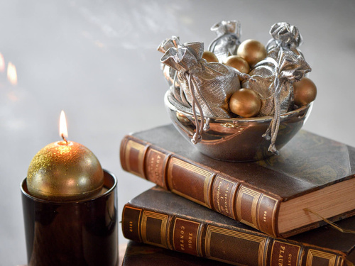 Pungi argintii pentru oaspeți - 8 x 10 cm - 6 buc.