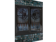 Decor de fereastră cu păianjeni pentru Halloween - 2 buc.