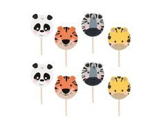 Culegătoare de prăjituri animale - 8 buc.