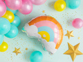 Balon folie Pastel Rainbow - 55 x 40 cm - 1 buc.