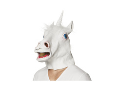 Mască din latex Snow Unicorn
