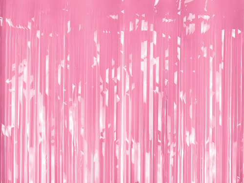 Perdea - perdea ușă roz deschis - 200 cm x 100 cm