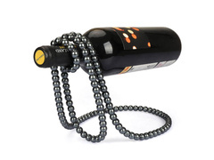 Raft de vin Șir de perle - negru