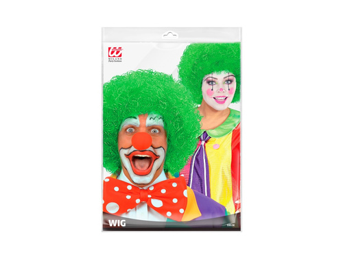 Verde clovn peruca afro păr