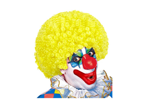 Peruca clovn creț păr afro galben