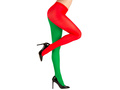 Colanți elfa roșu-verde