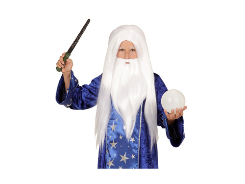 Peruca cu barbă de vrăjitor