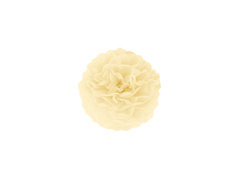 Decorațiune floare pom-pom suspendată - crem - 15 cm - 1 buc.