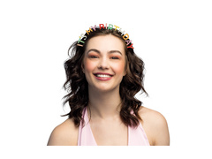 Bentiță metalică "Este ziua mea"