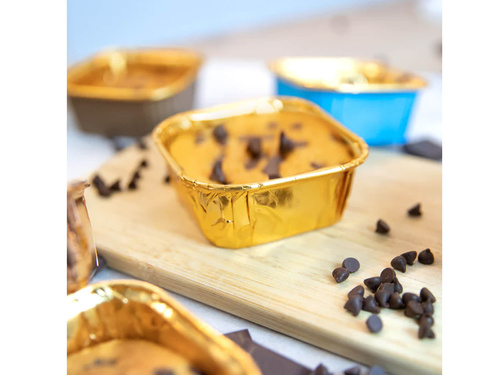 Mini forme de clătite aurii - 10 buc.