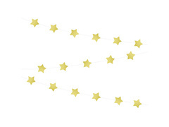 Gold Star Garland - 1 buc.