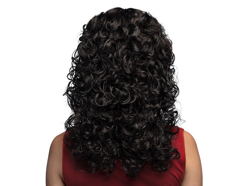 Peruca neagră permanentă - 1 buc.