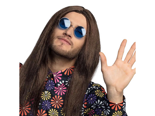 Ochelari hippie albastru - 1 buc.