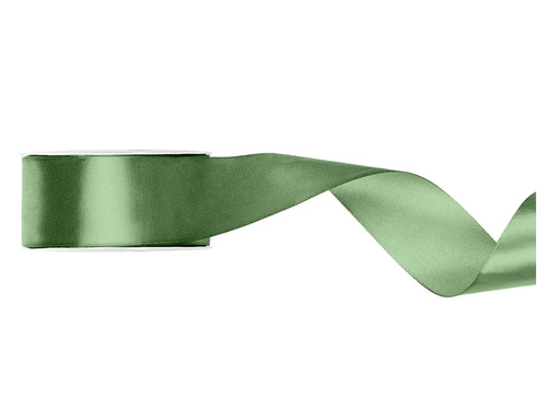 Panglică de satin, Misty Sage, 38 mm / 25 m, 1 buc.